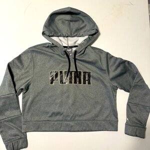 Puma training hoodie crop style